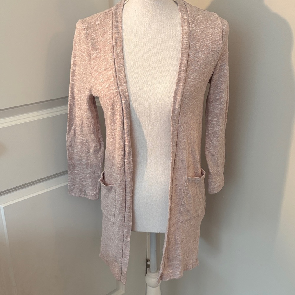 🎉SALE Women's Pink Open-Front Cardigan Sweater